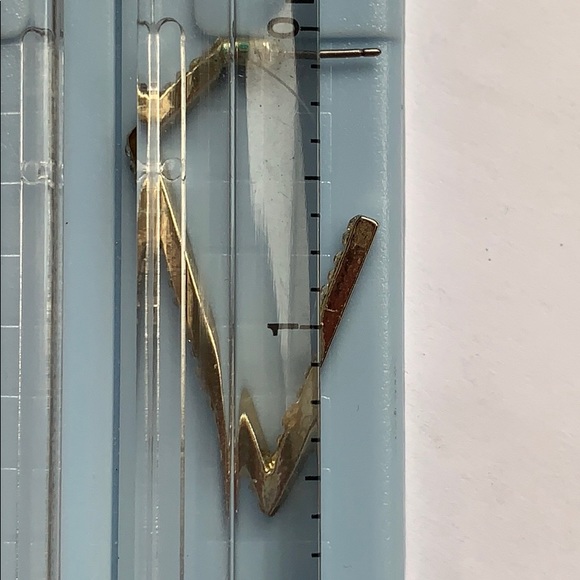 Express Gold Rhinestone Earrings - Picture 3 of 3